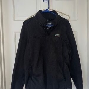 L.L.Bean Black Pullover Jacket